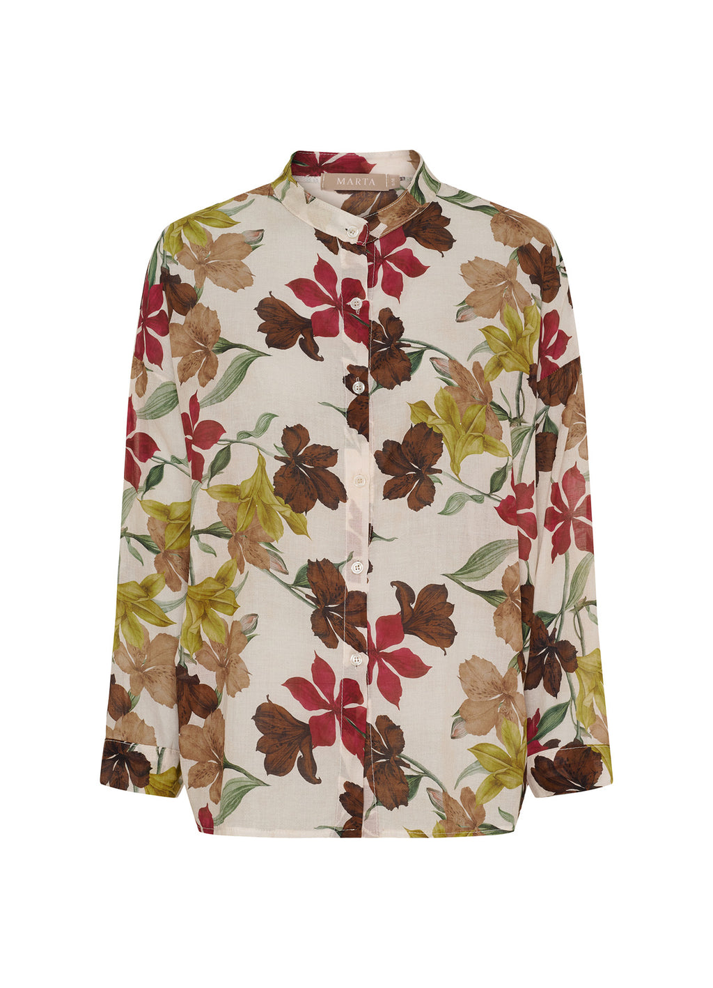 Mdclotus Shirt : Beige Flower