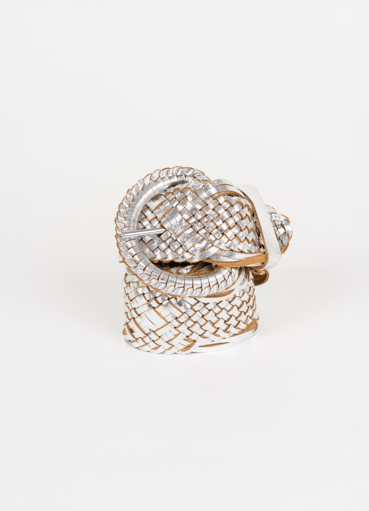 Braid Belt : Silver