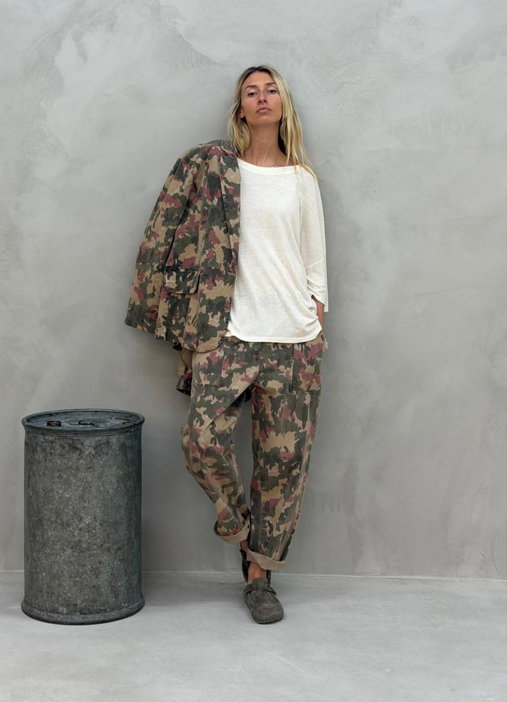Pant : Khaki Camo