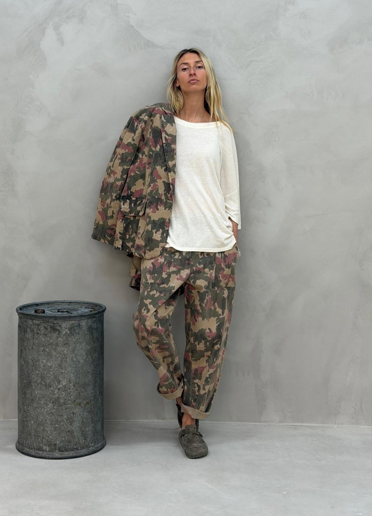 Pant : Khaki Camo