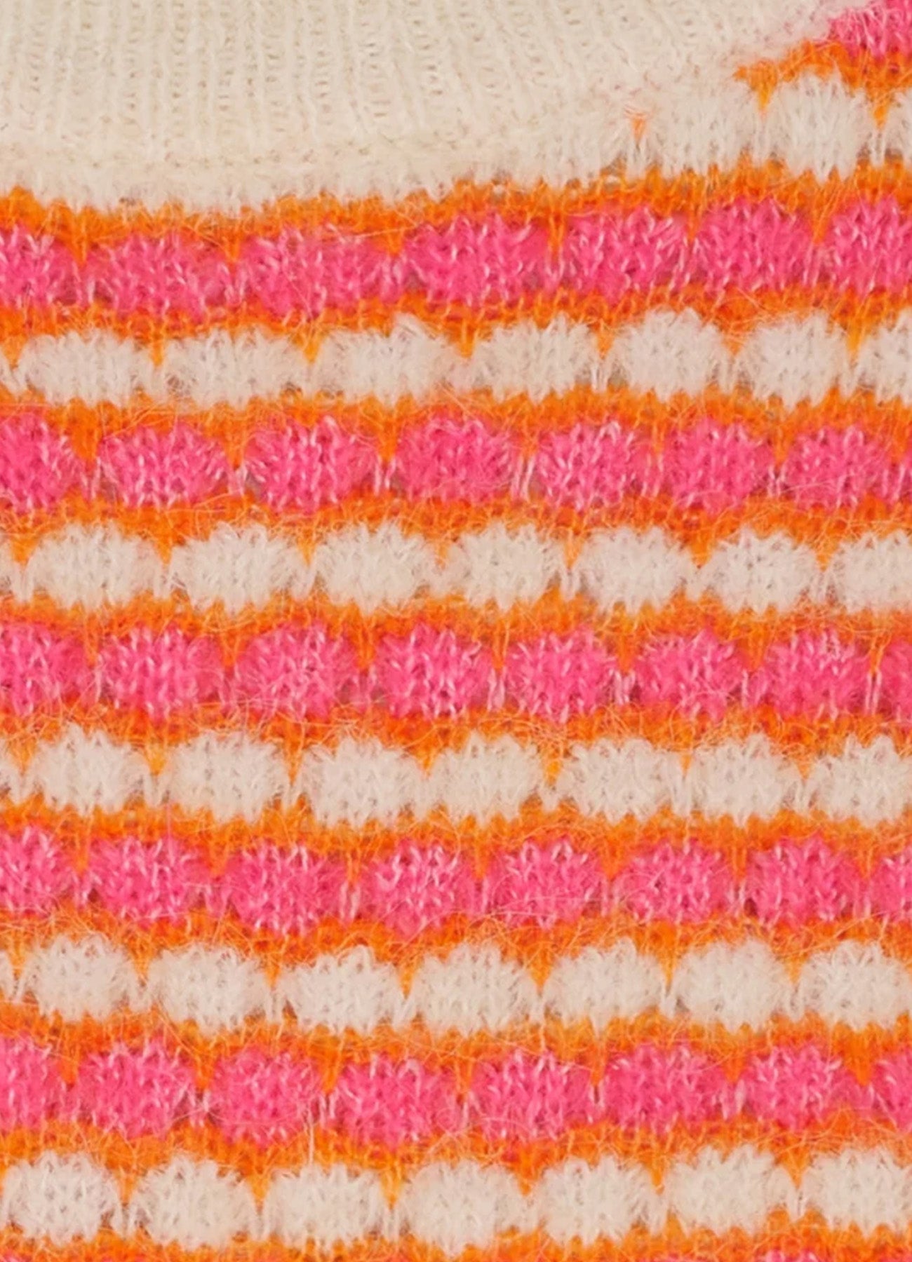 Mdcregitze Knit : Fuxia/Orange