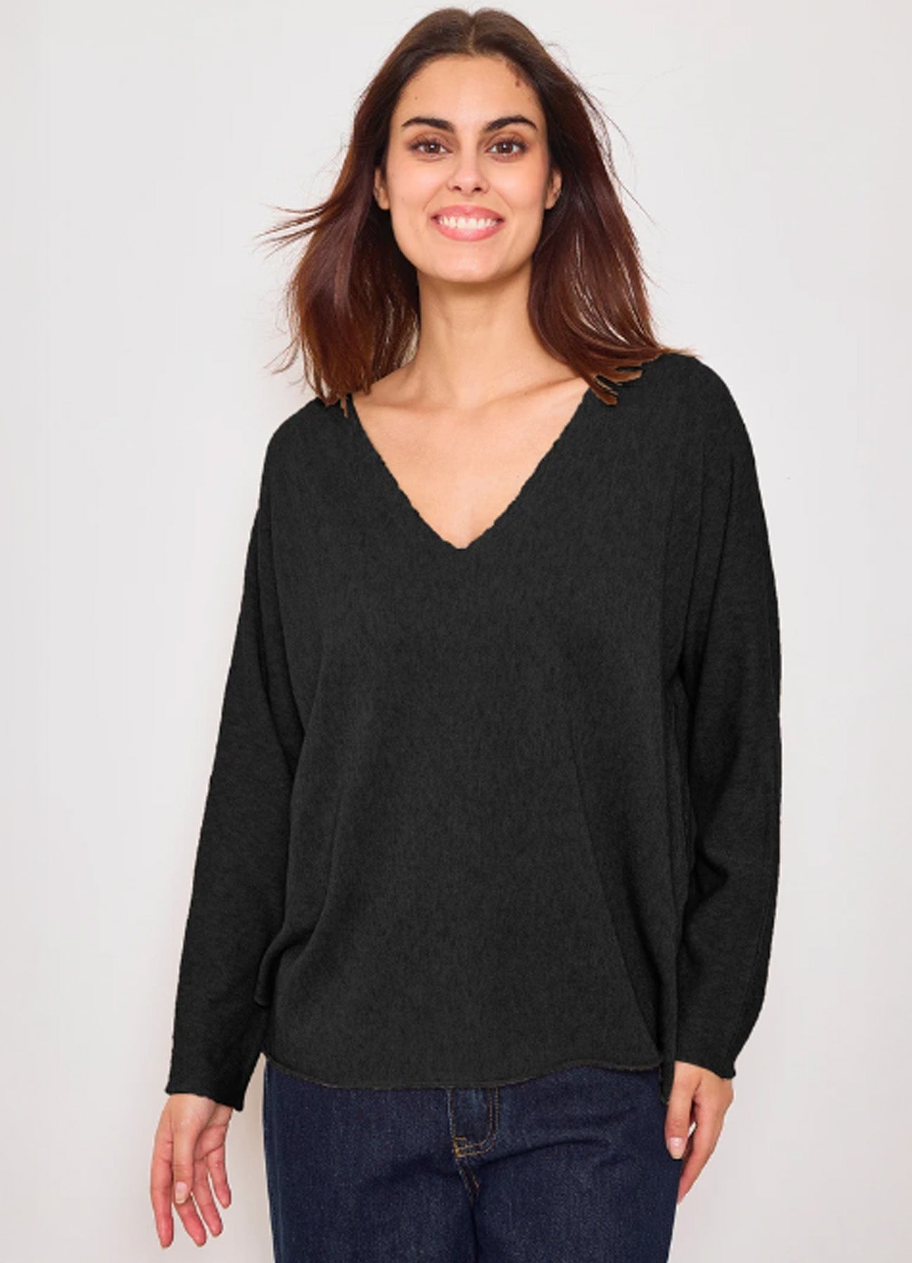 Pull Col V : Black