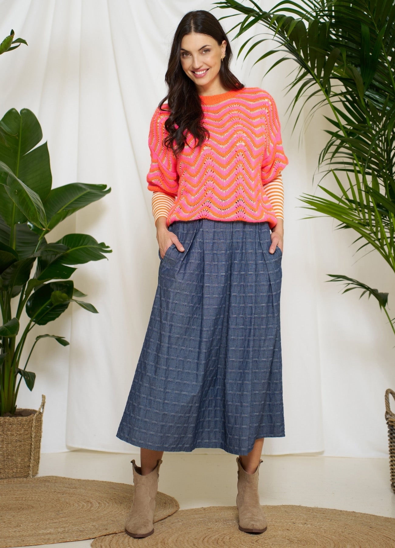 Alphonsine Knit : Orange