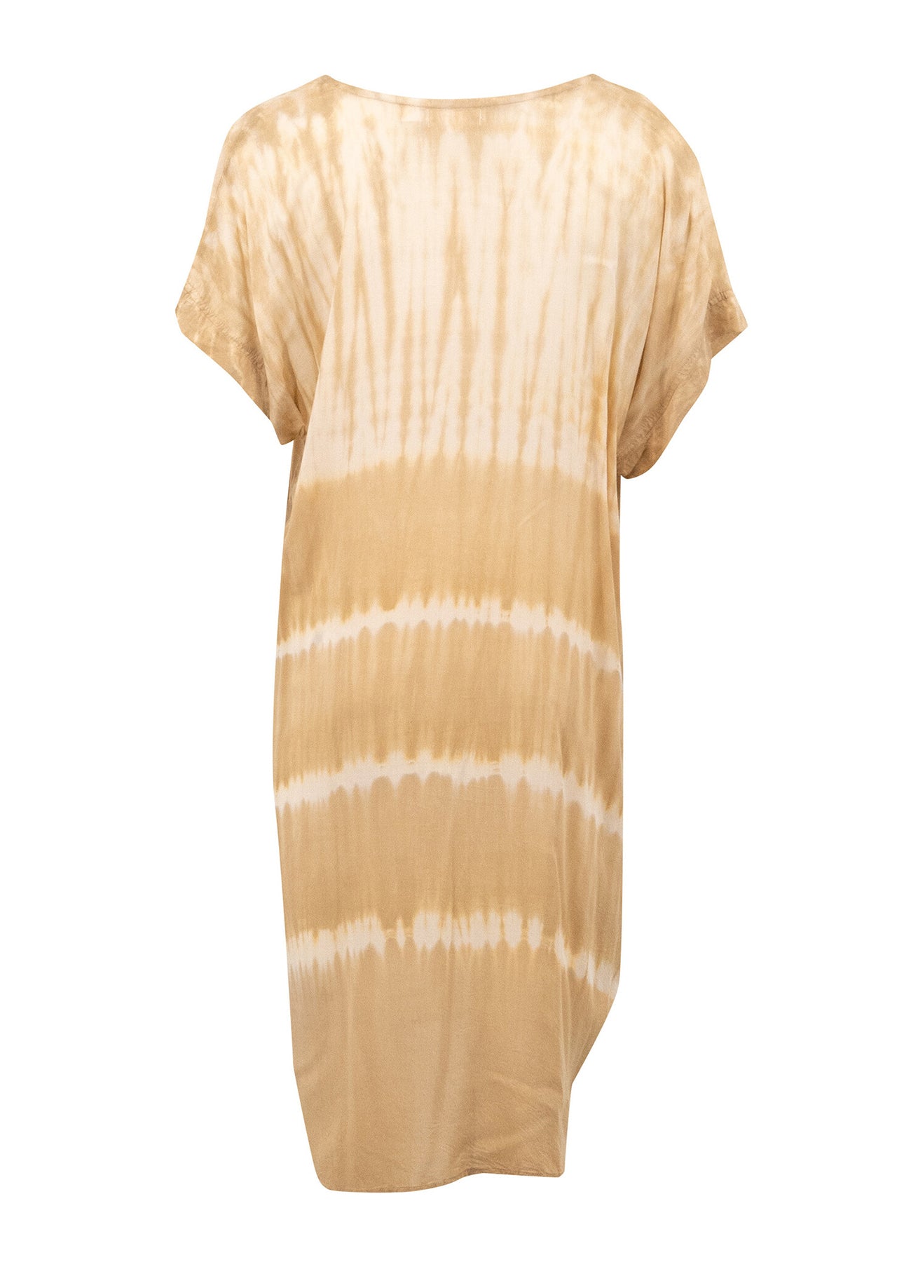 Short Kaftan Noa Tie Dye Sand/Beige : Tie Dye Sand/ Beige