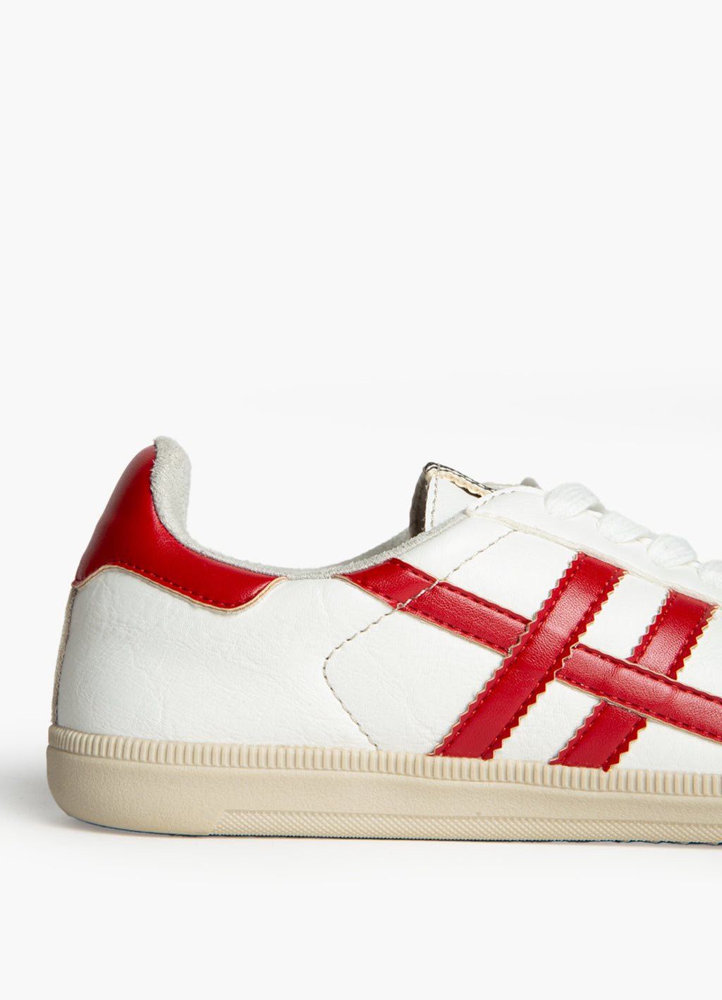 Sneakers : White/Red