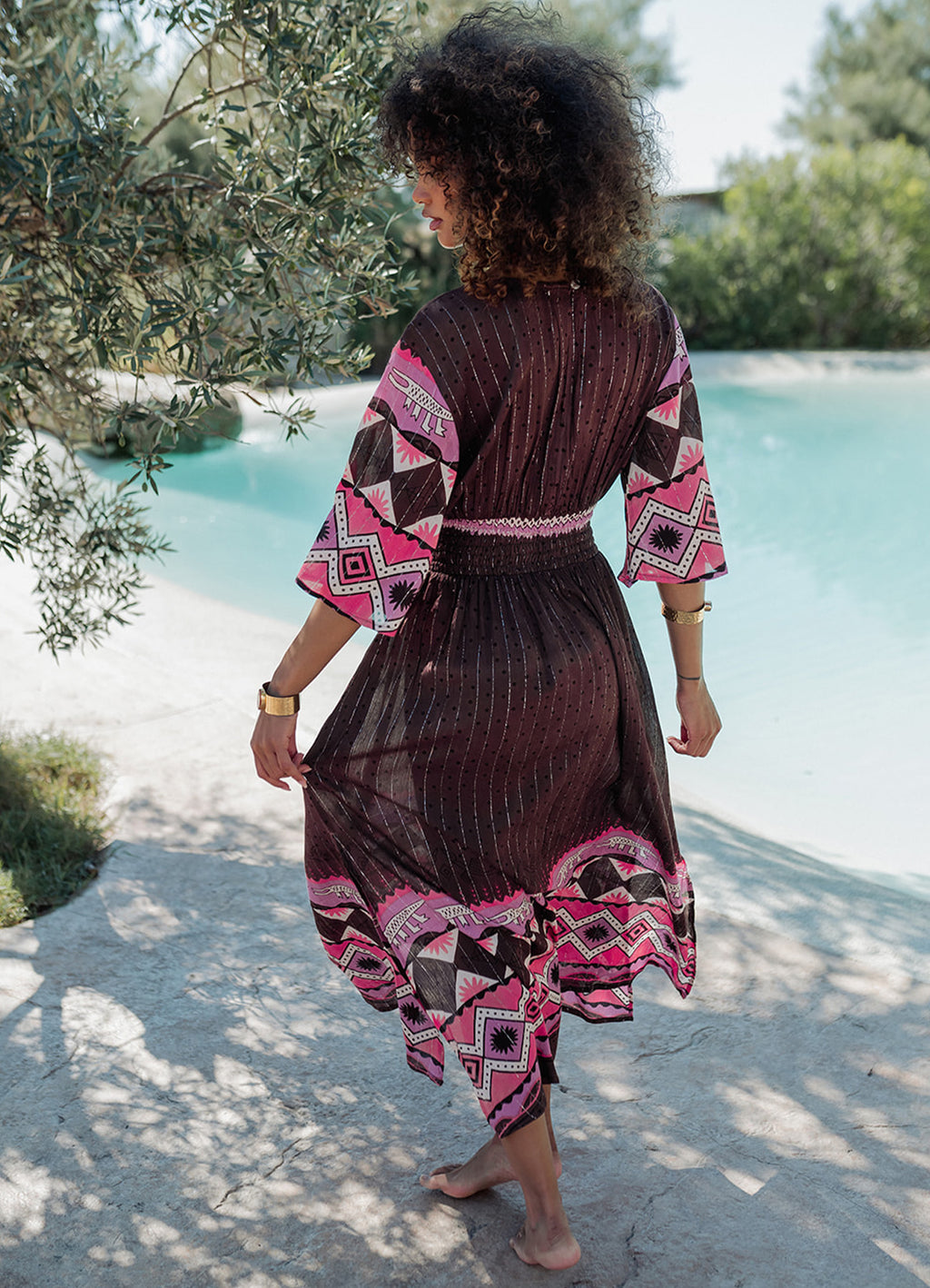 Long Dress : Brown