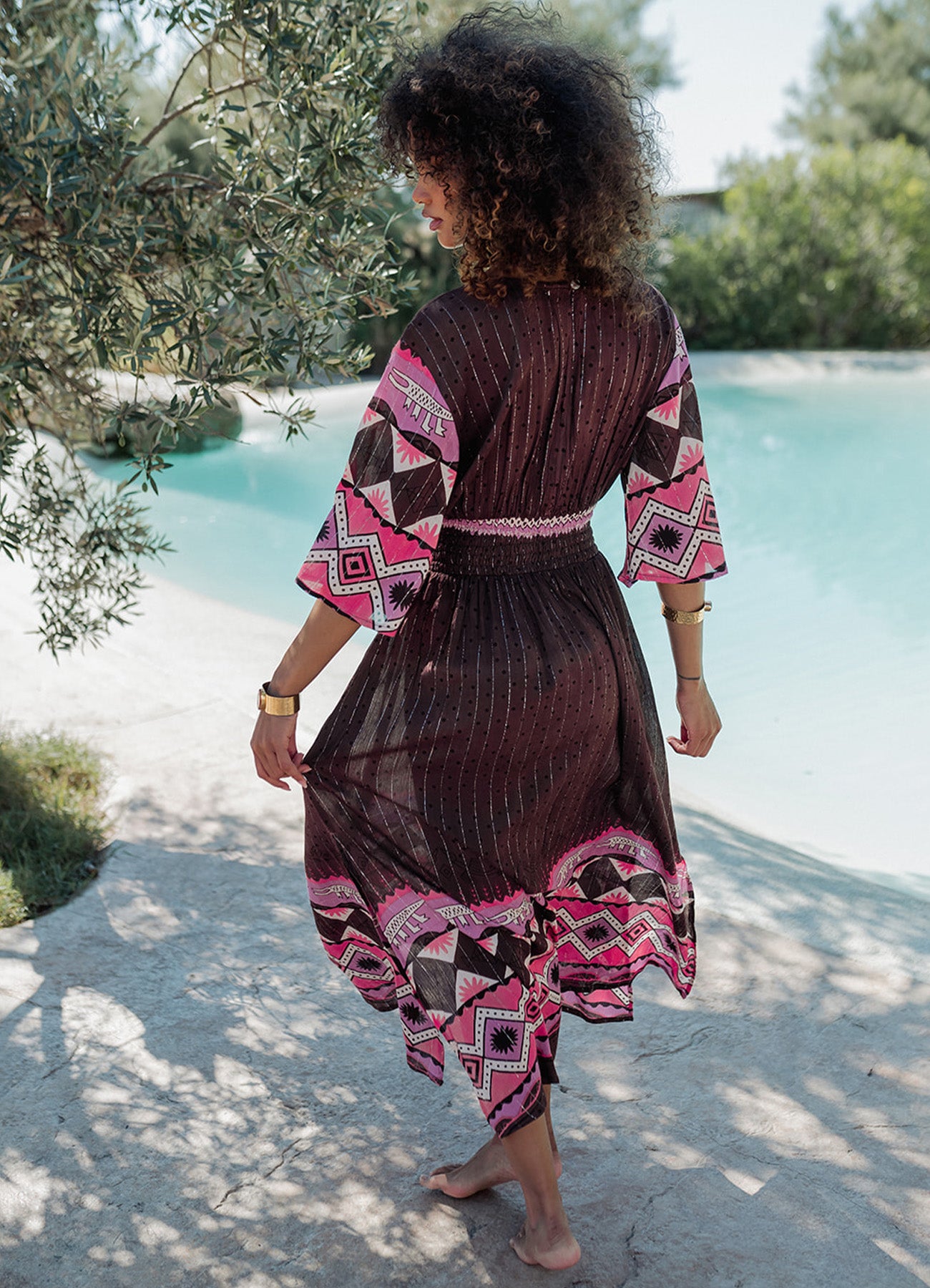 Long Dress : Brown