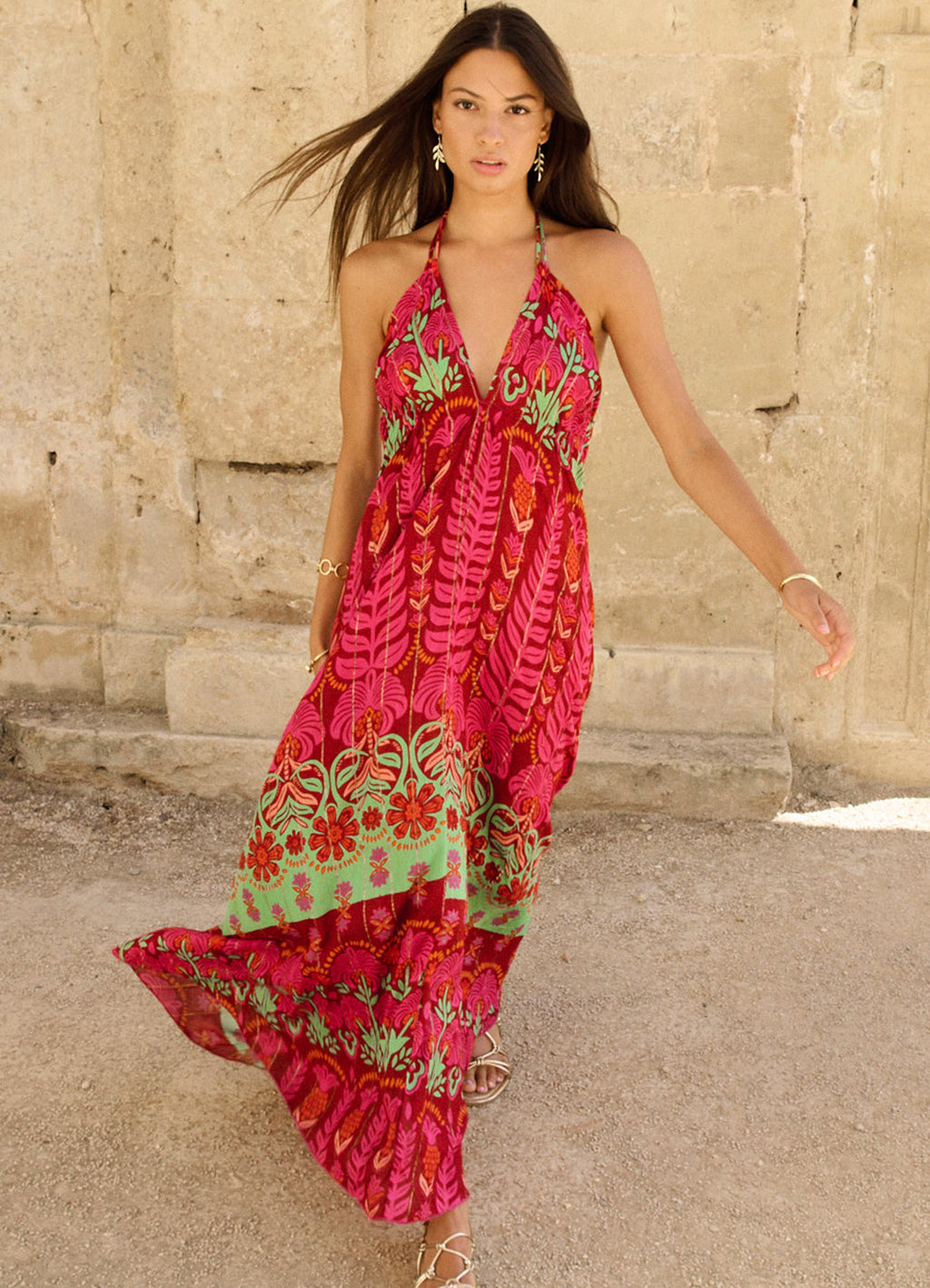 Ipanema Rosa Long Dress : Pink