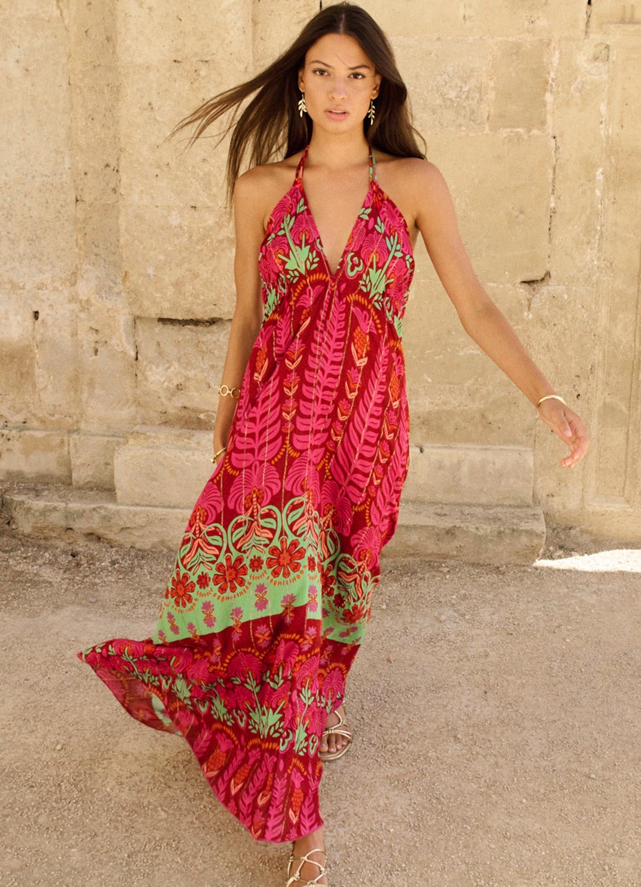 Ipanema Rosa Long Dress : Pink