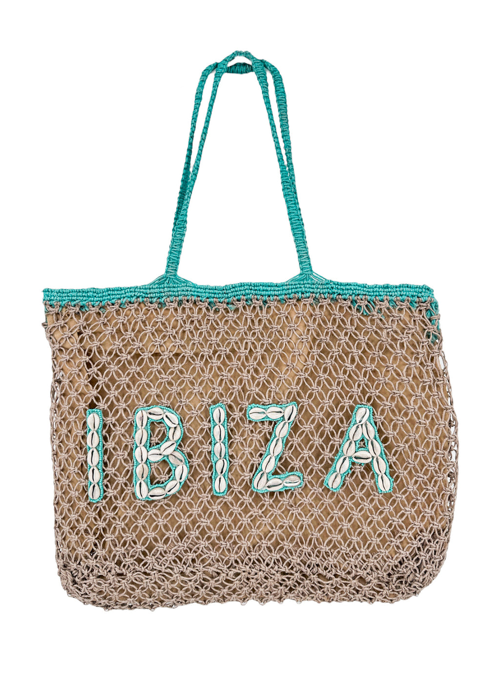 Beach Bag Seashell Ibiza Aqua : Aqua