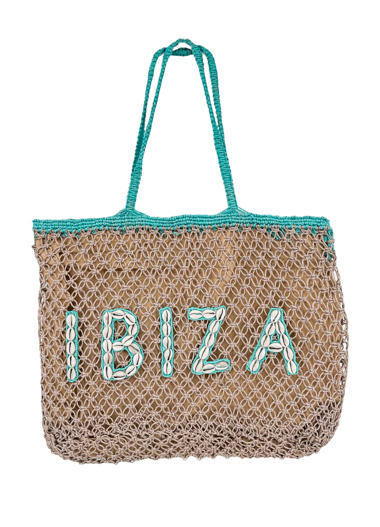 Beach Bag Seashell Ibiza Aqua : Aqua