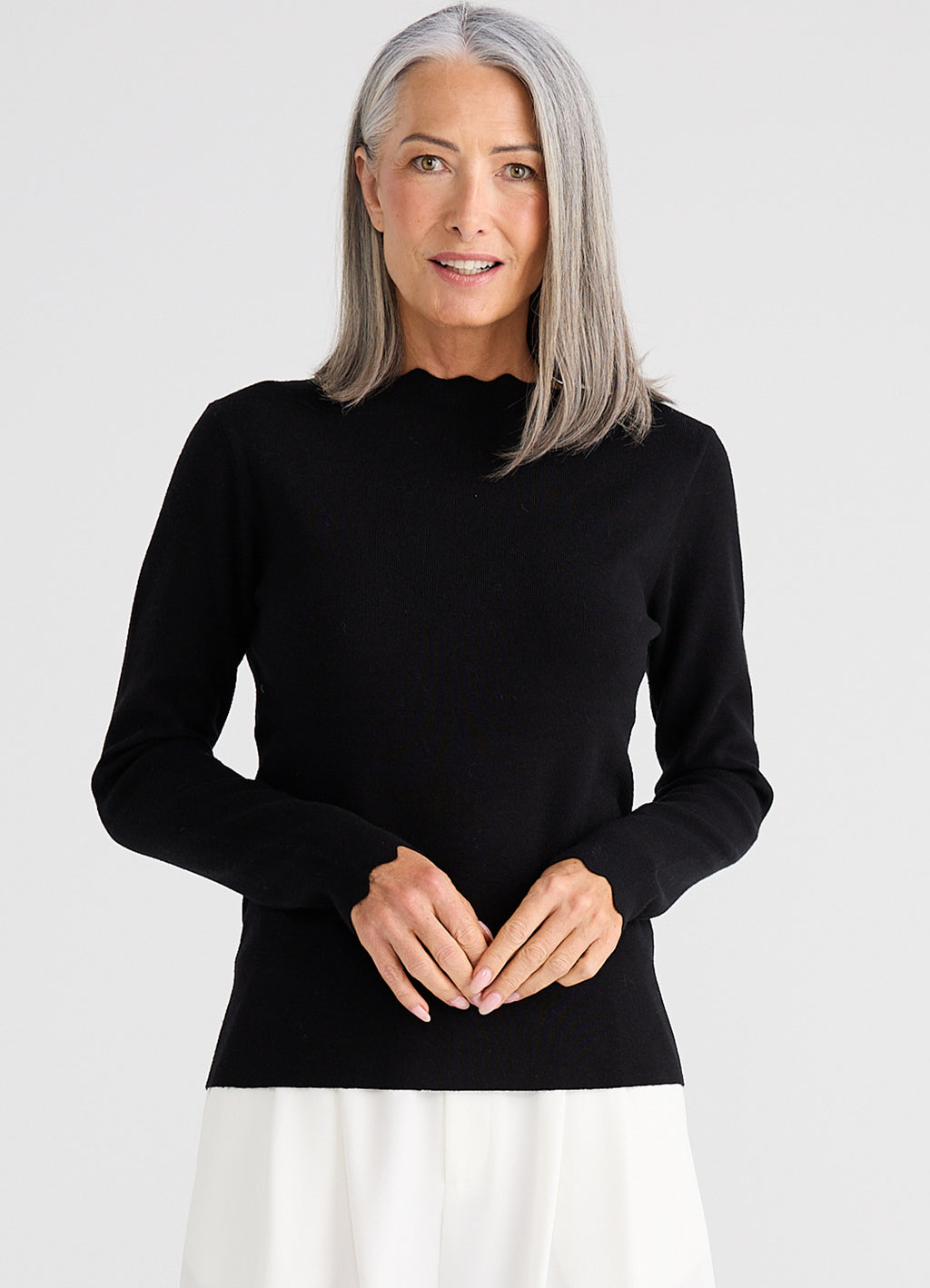 Jaden Knit Top : Black
