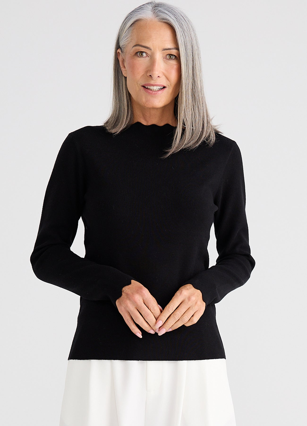 Jaden Knit Top : Black