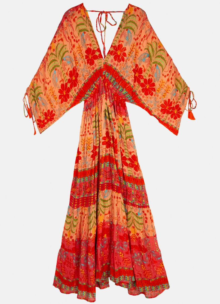 Mauricio Naranja Sleeves Dress : Orange