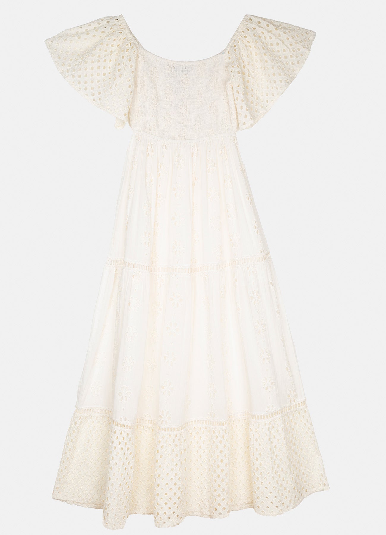 Sicilia Blanco Long Dress : White