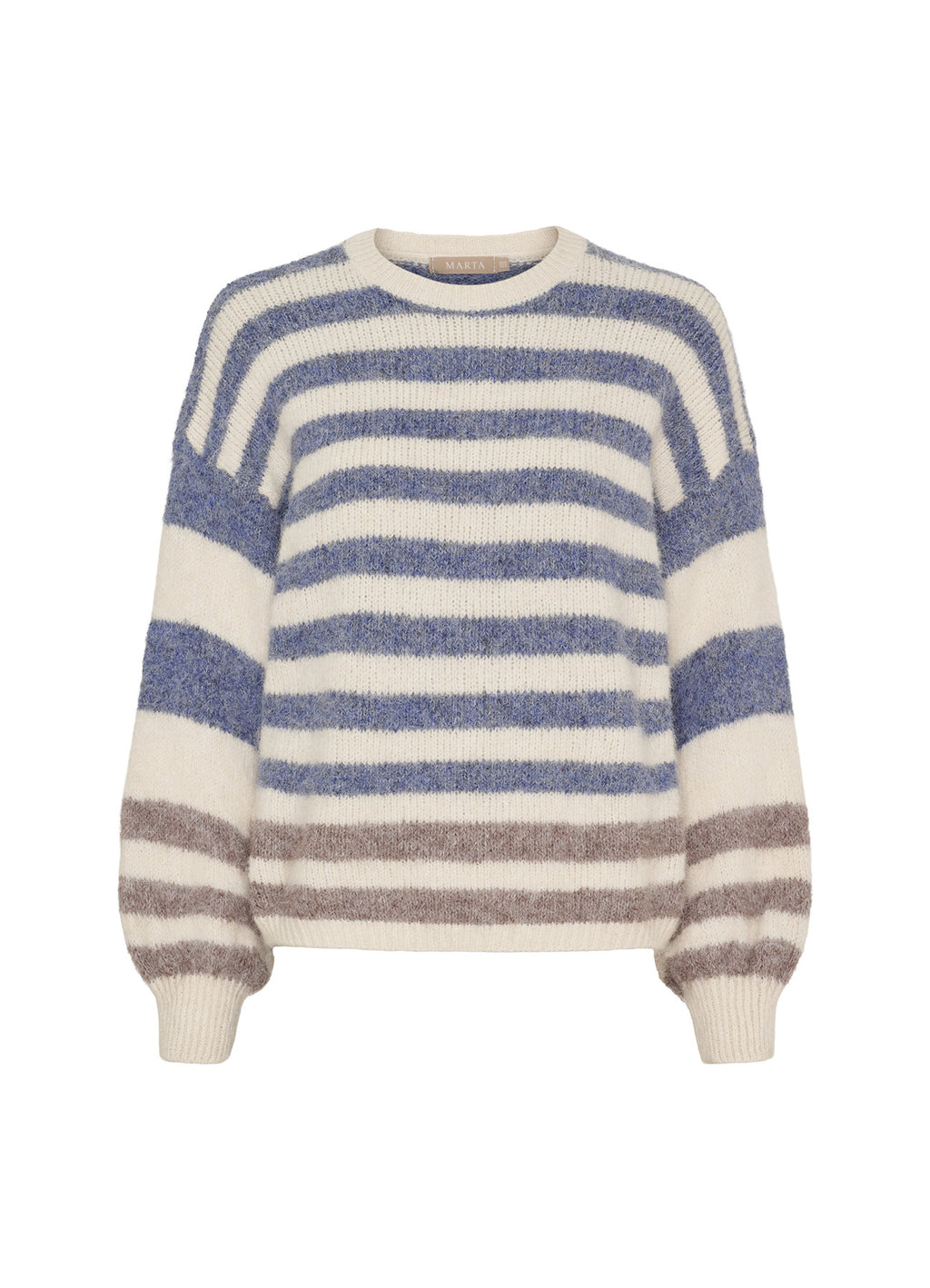 Mdccasse Knit : Beige/Jeans8819/Fango8804