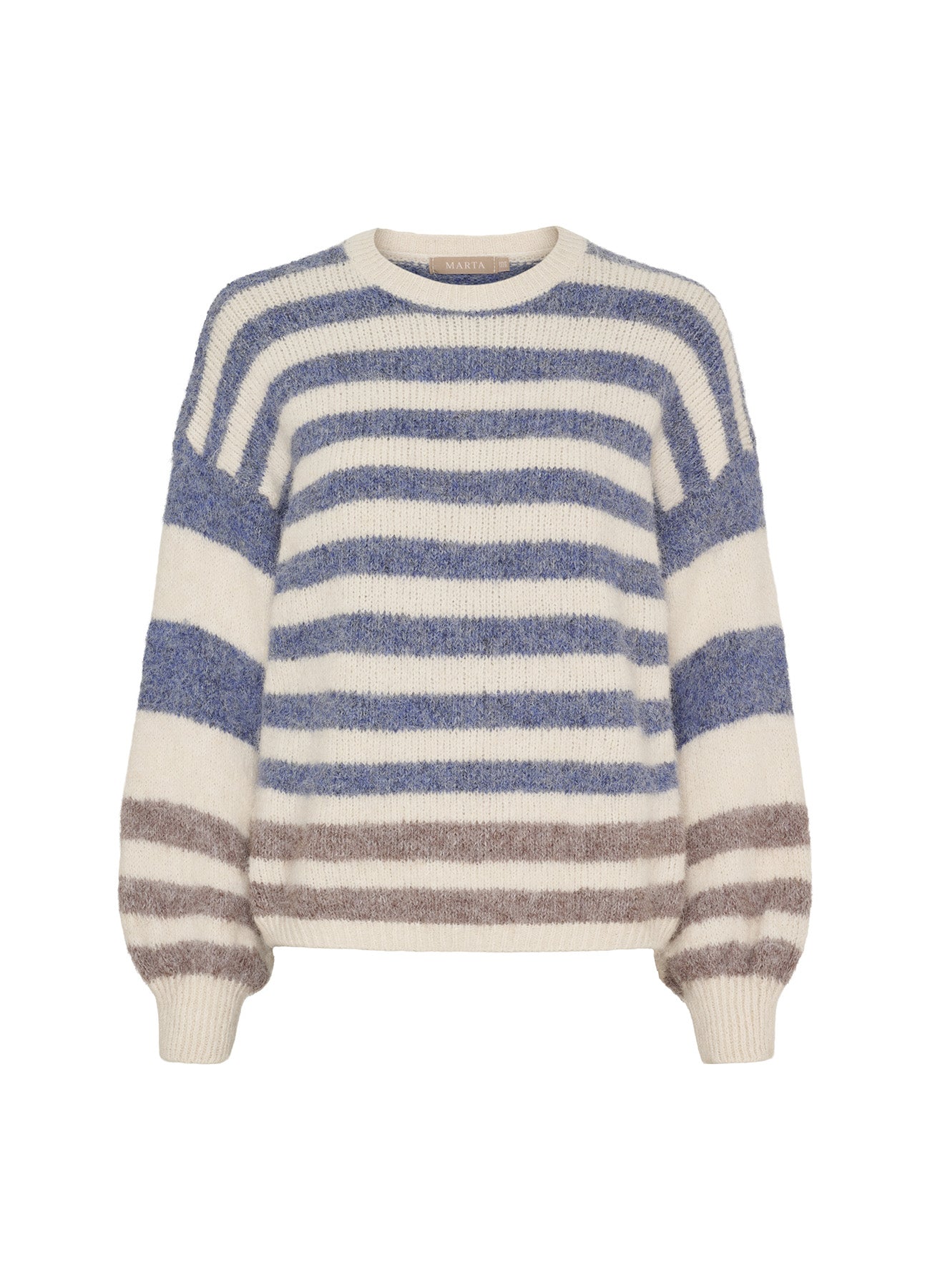 Mdccasse Knit : Beige/Jeans8819/Fango8804