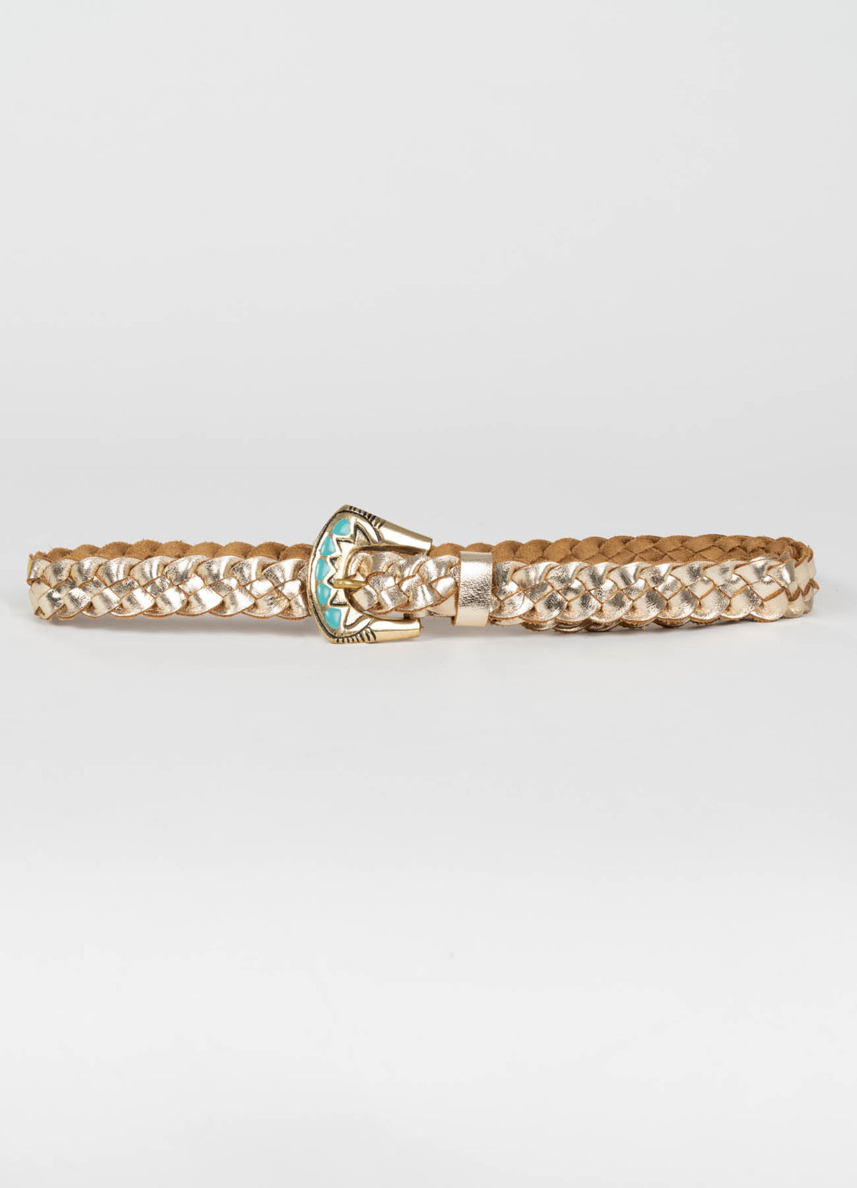Western Braid Belt : Gold