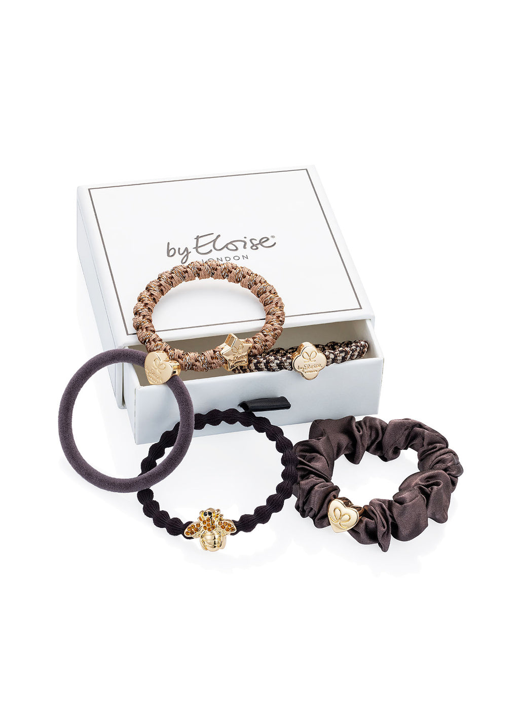 Hair Ties In Box - The Chocolate Box : None