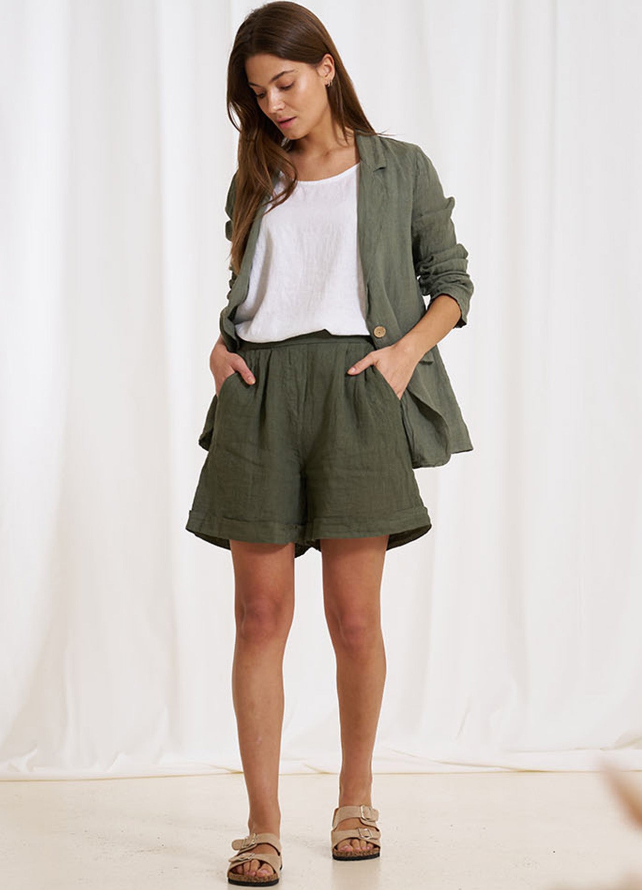 Sophia Shorts : Military 2828