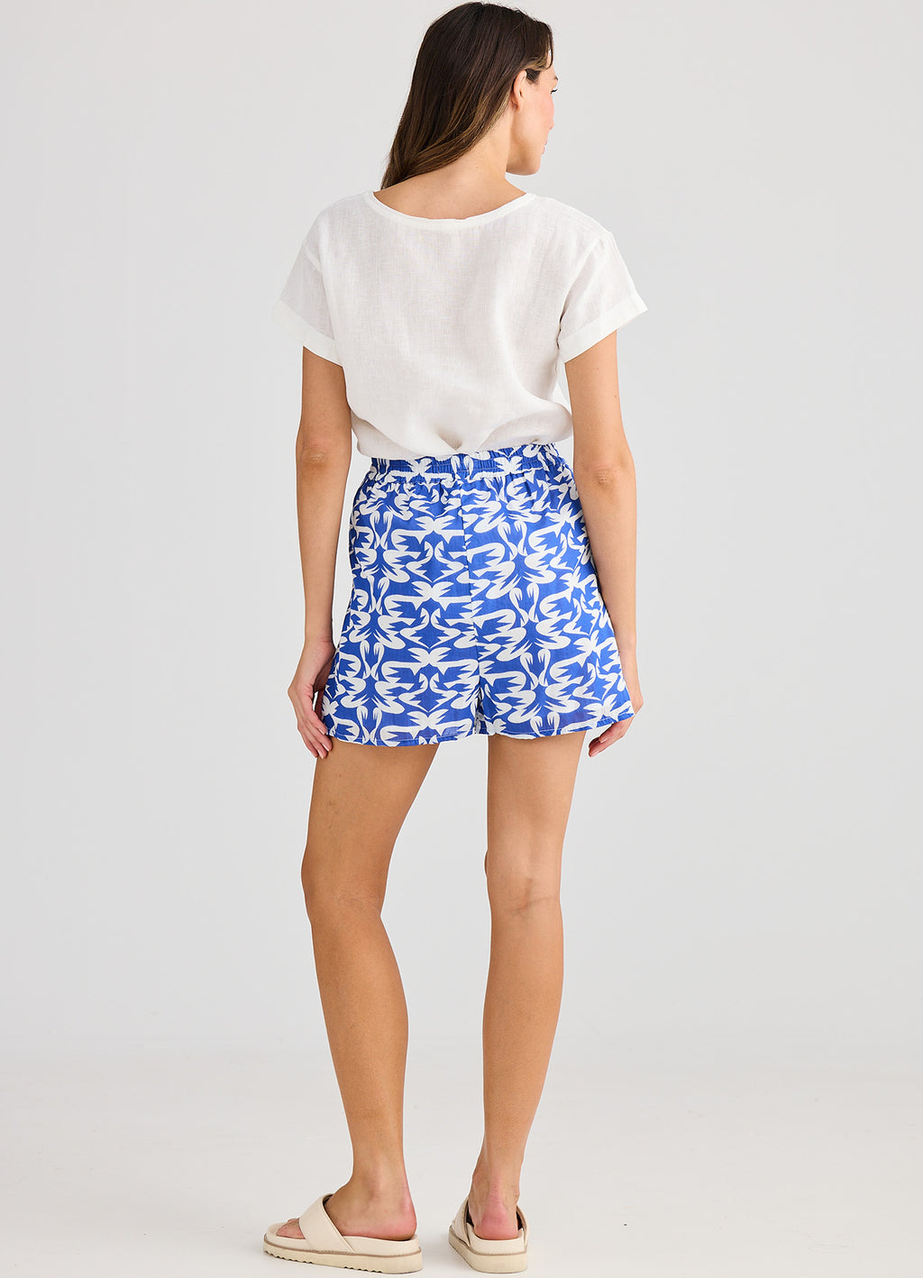 Soliel Shorts : Tile Print
