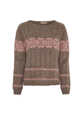 Mdcbruna Knit : Fango/Rose