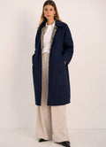 Trench Reversible Coat : Navy