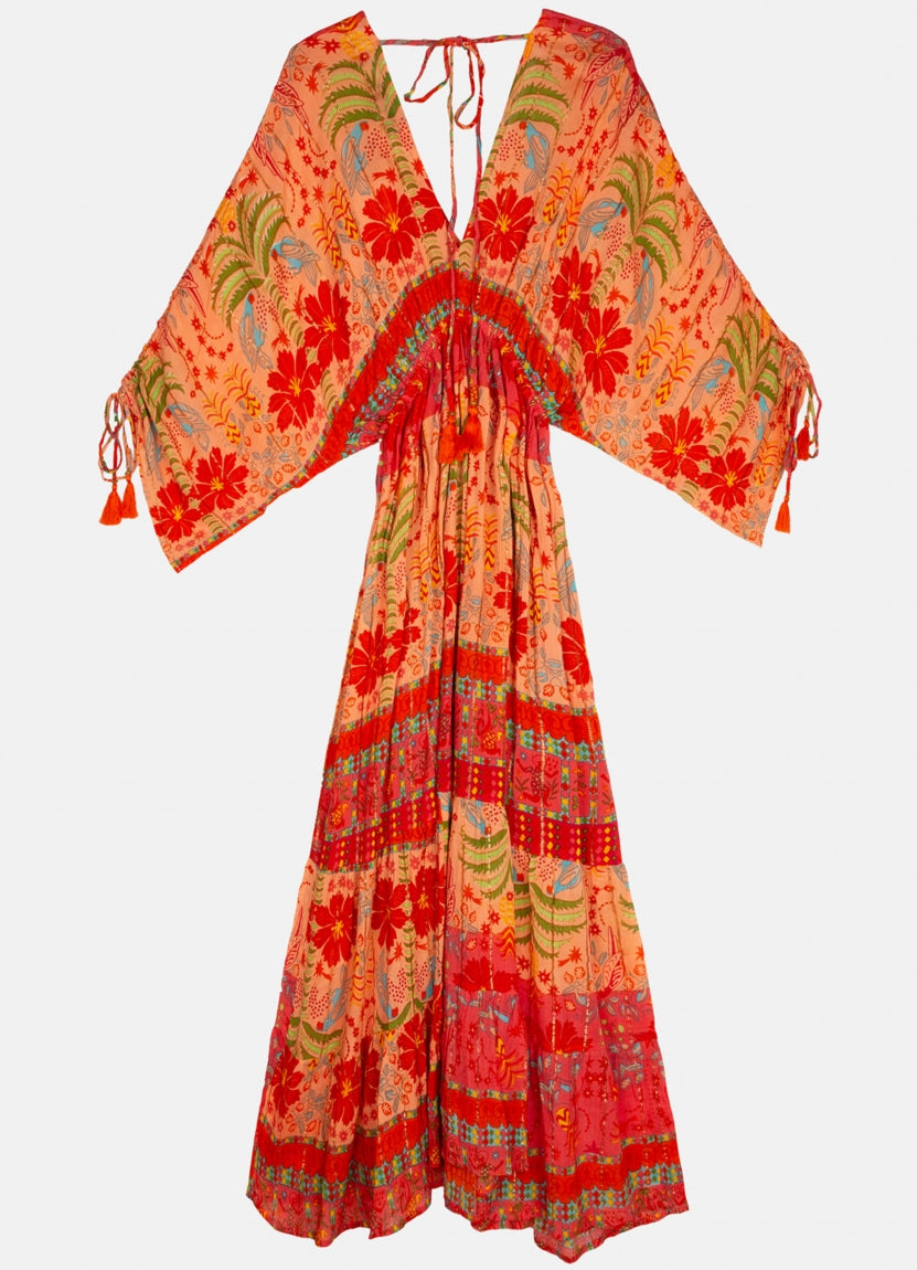 Mauricio Naranja Sleeves Dress : Orange