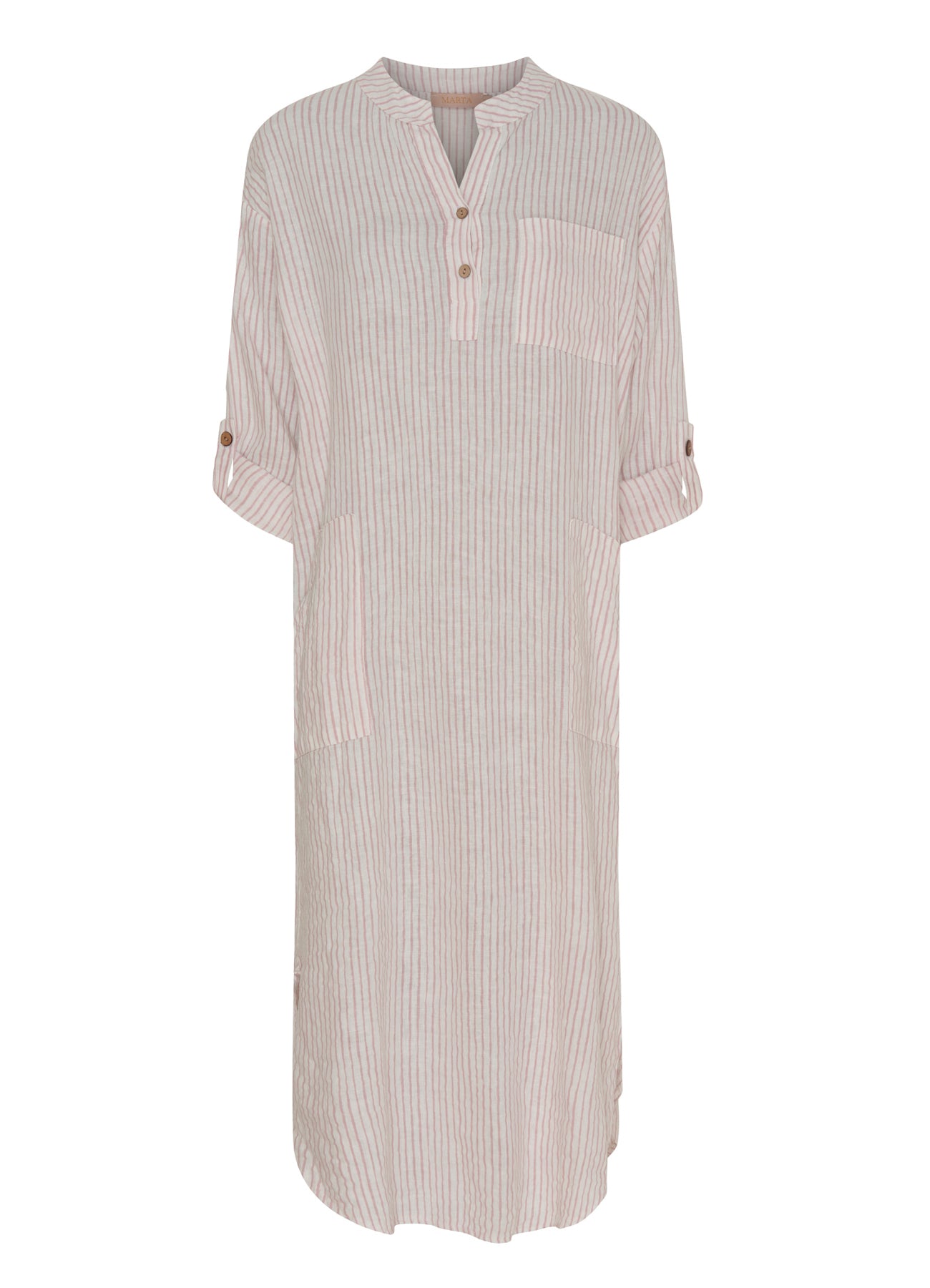 Ness Dress : Panna Old Rose 2017 Stripe