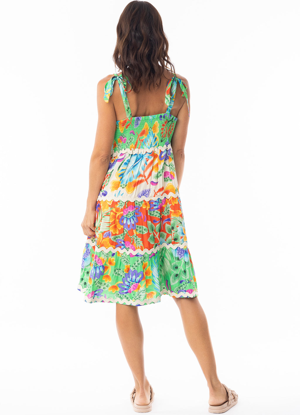 Sofia Dress Strappy : Print