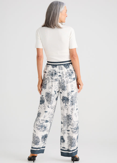 Glenda Pant : Slate Toile
