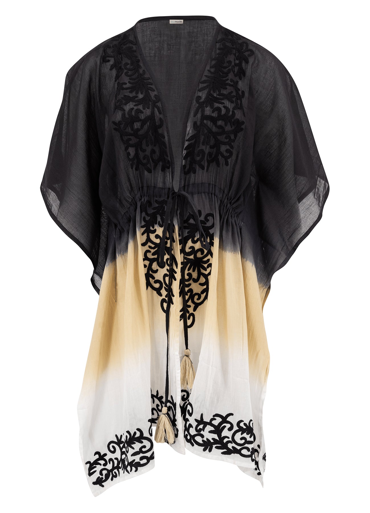 Kimono Flora Black : Black