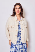 Veste En Jeans : Cream