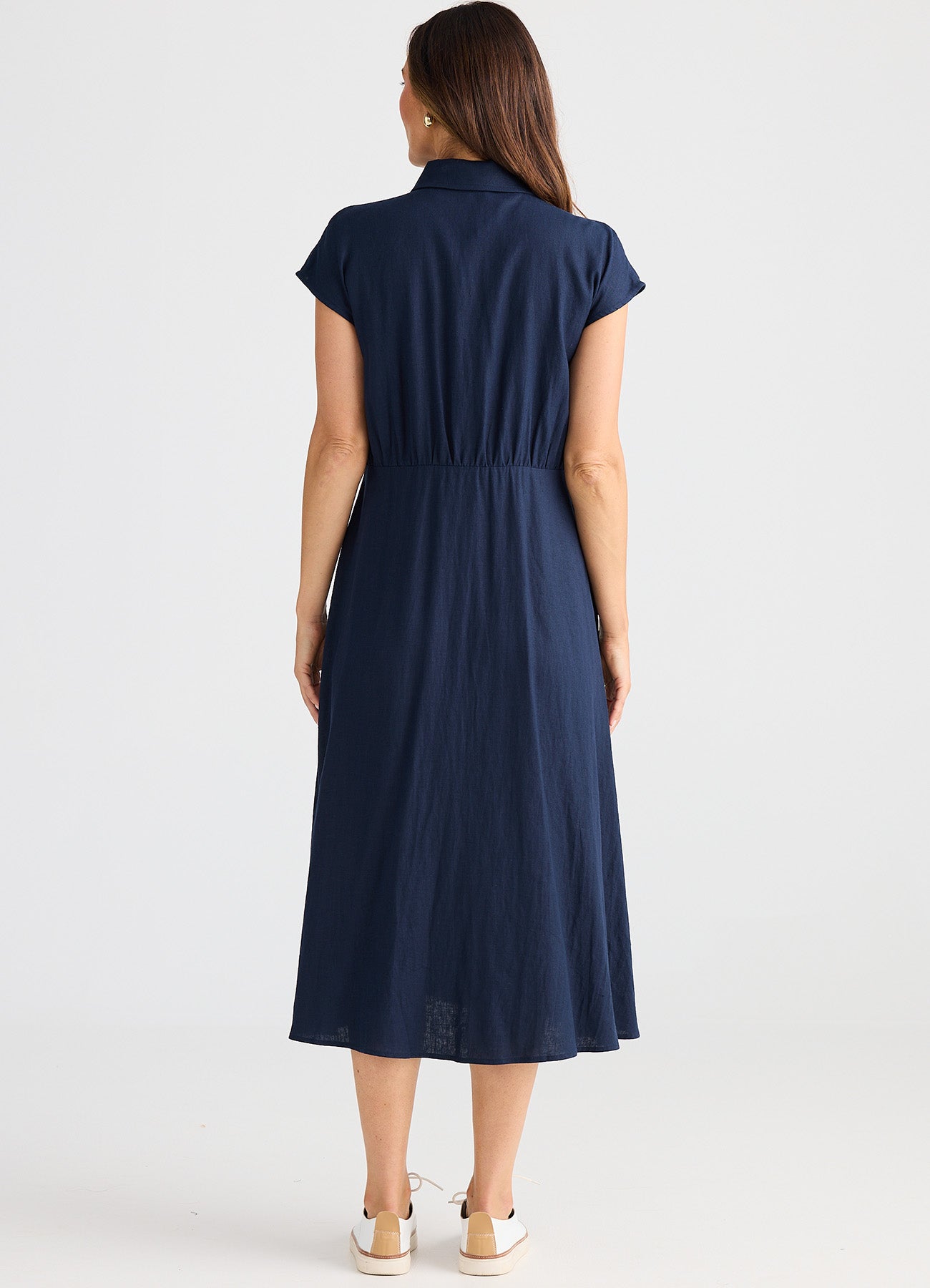 Musings Dress : Navy