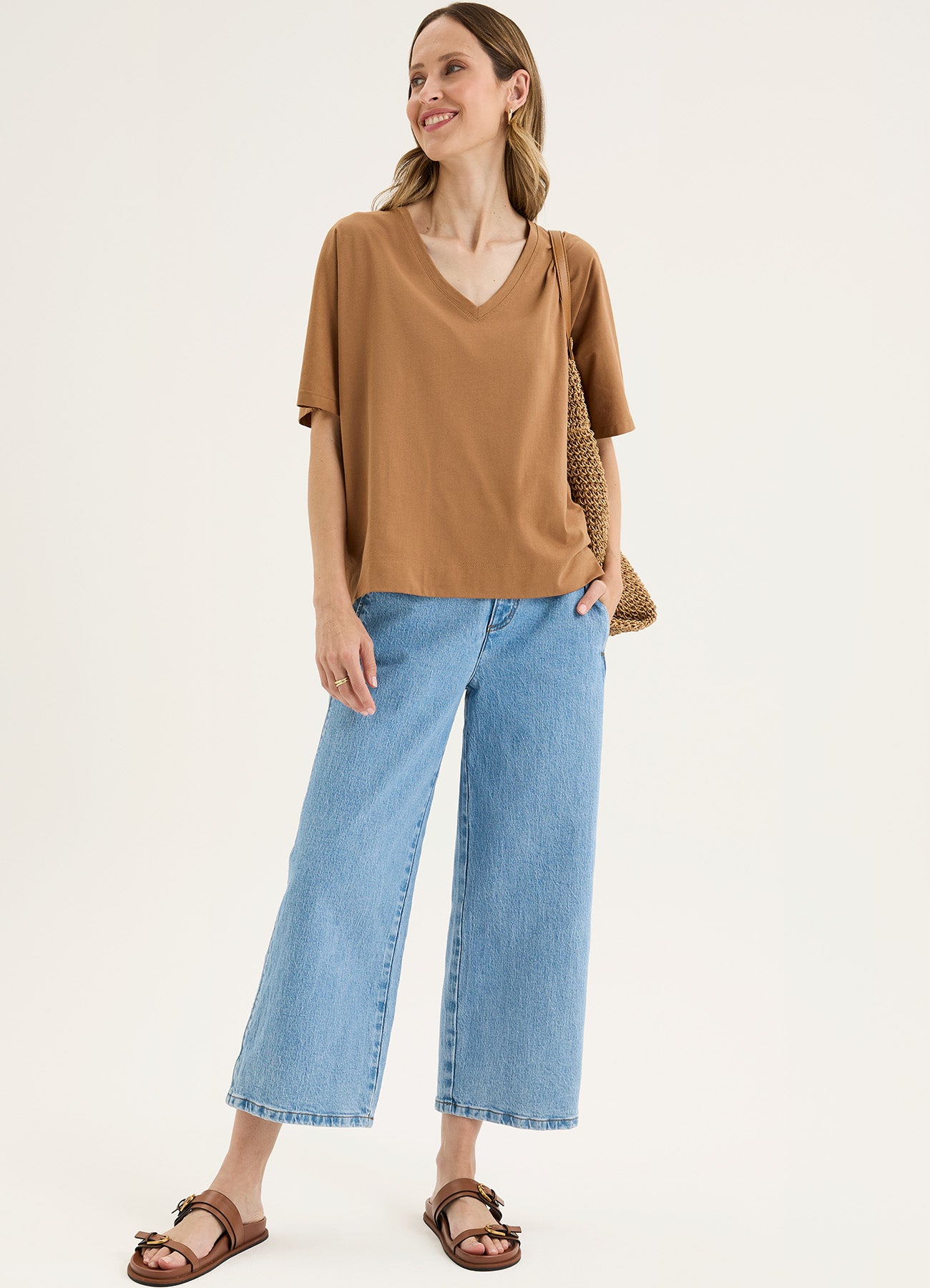 Glass Tee : Nutmeg
