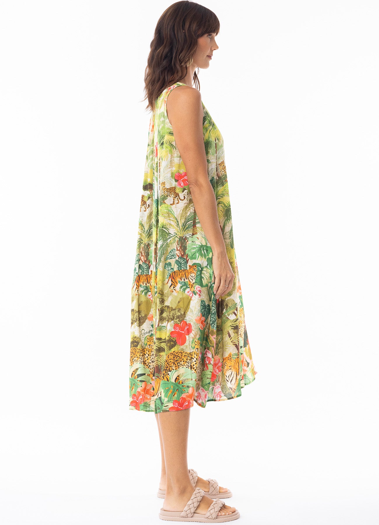 Cecilia Dress Slvless : Print