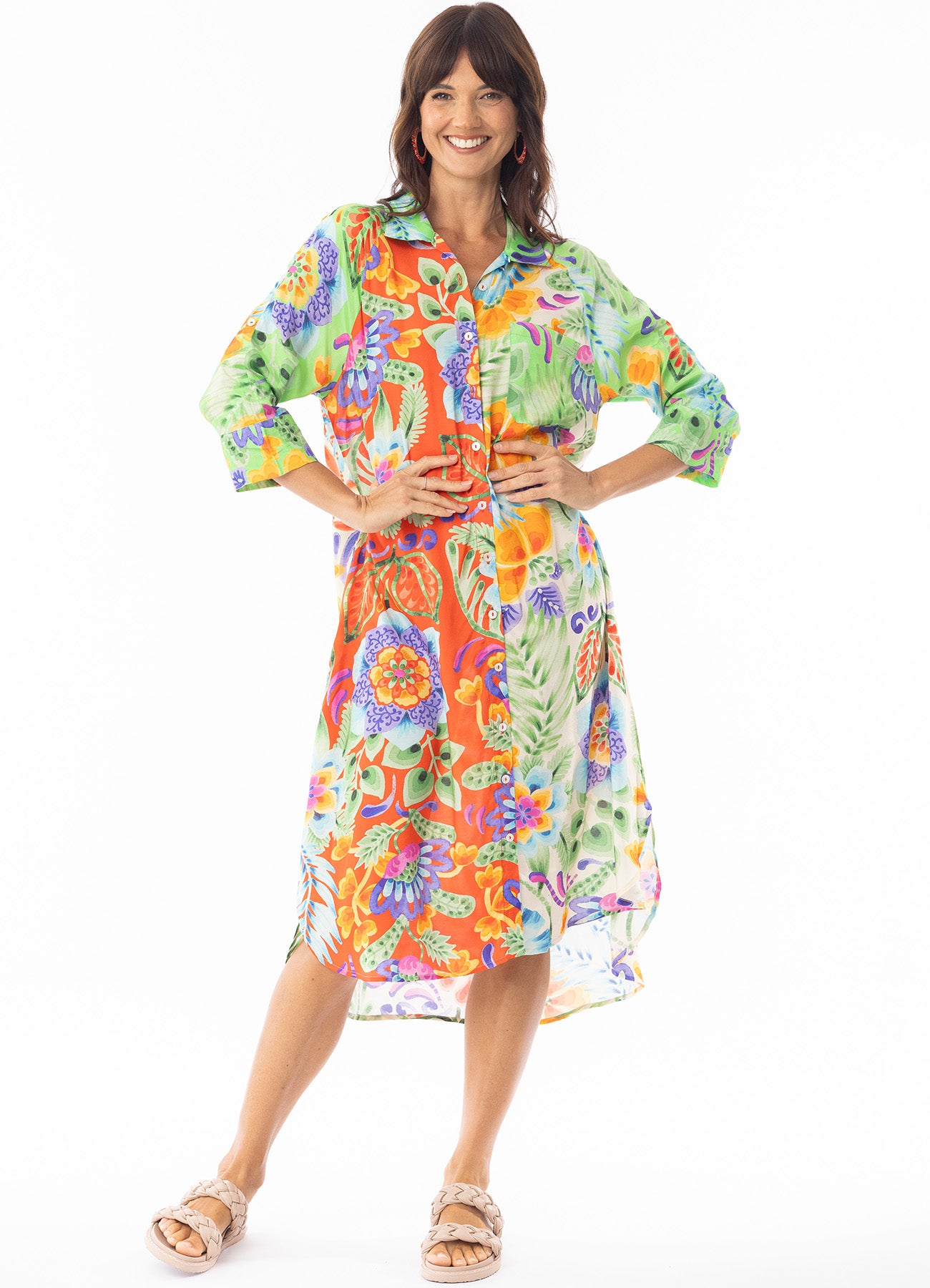 Sofia Dress Collar : Print