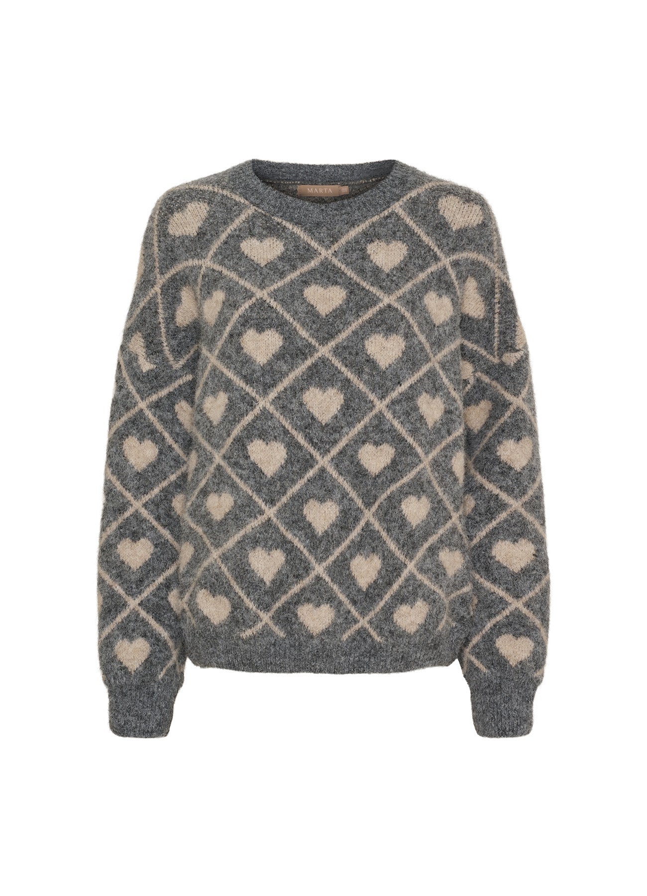 Mdcferay Knit : Grigio9513/Beige9504