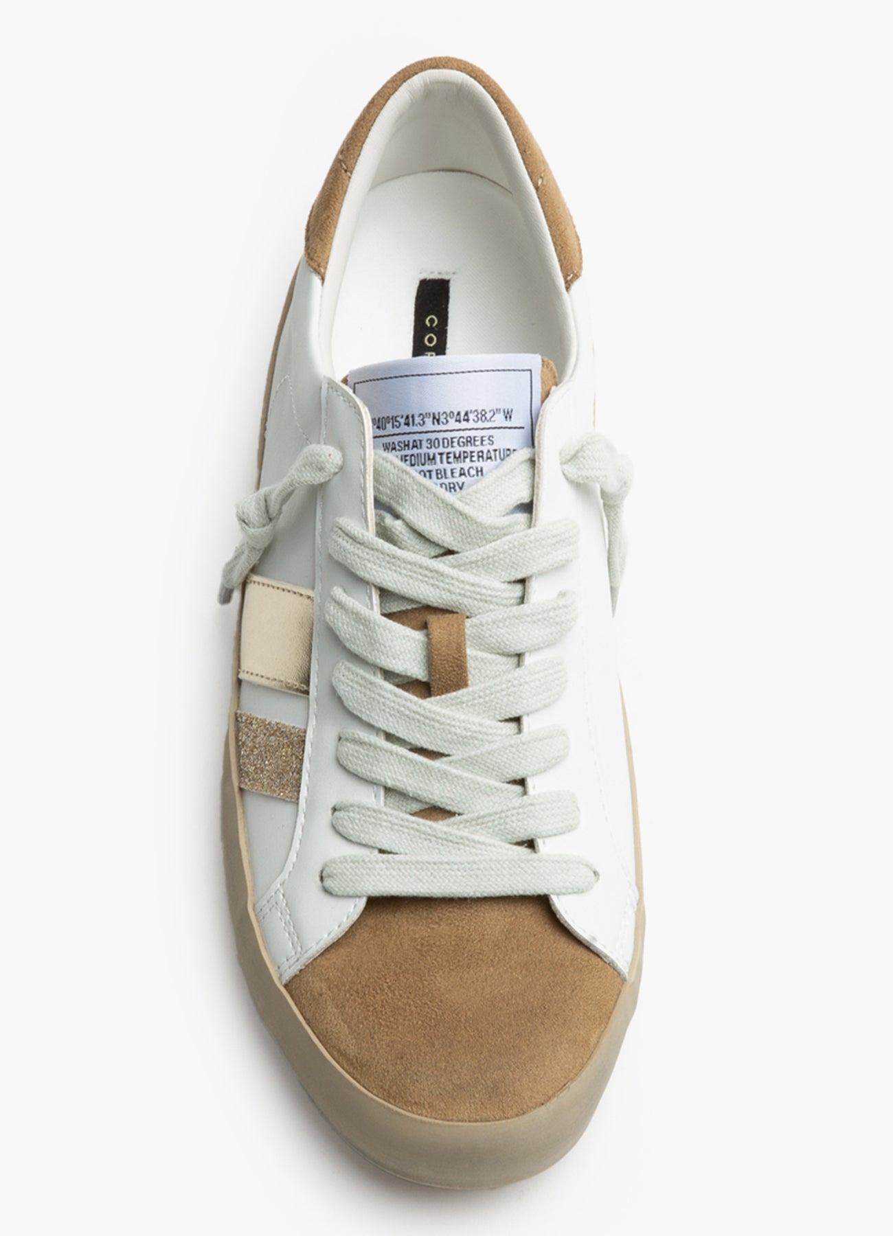 Sneakers : Camel/Gold
