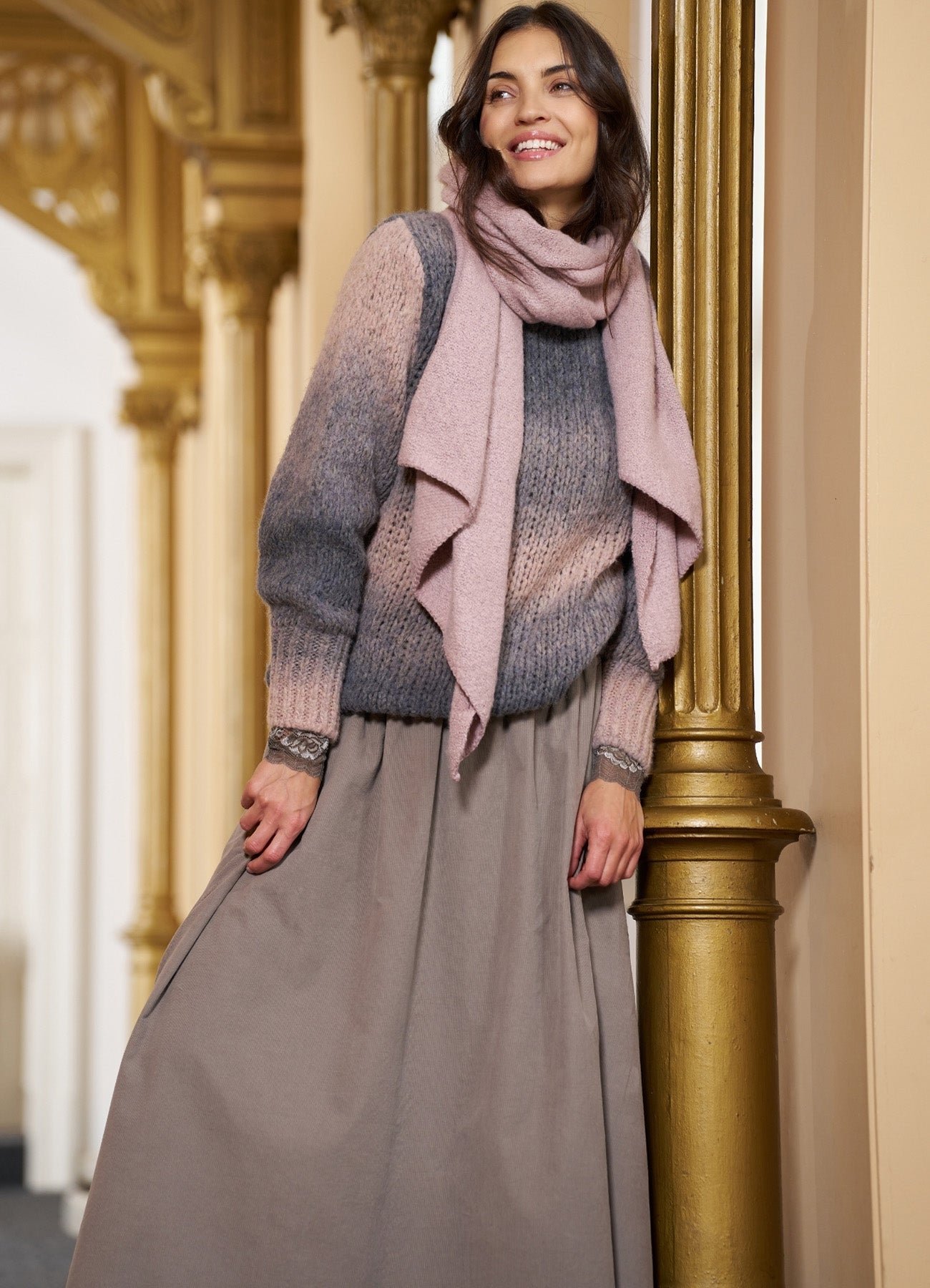 Scarf : Rose