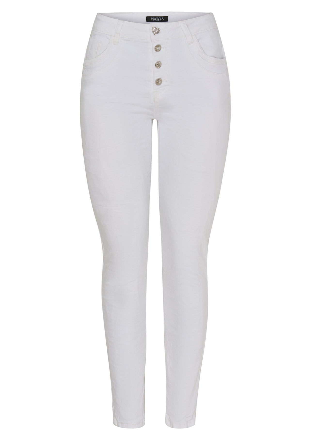 Emma 2563-11 Jeans : White
