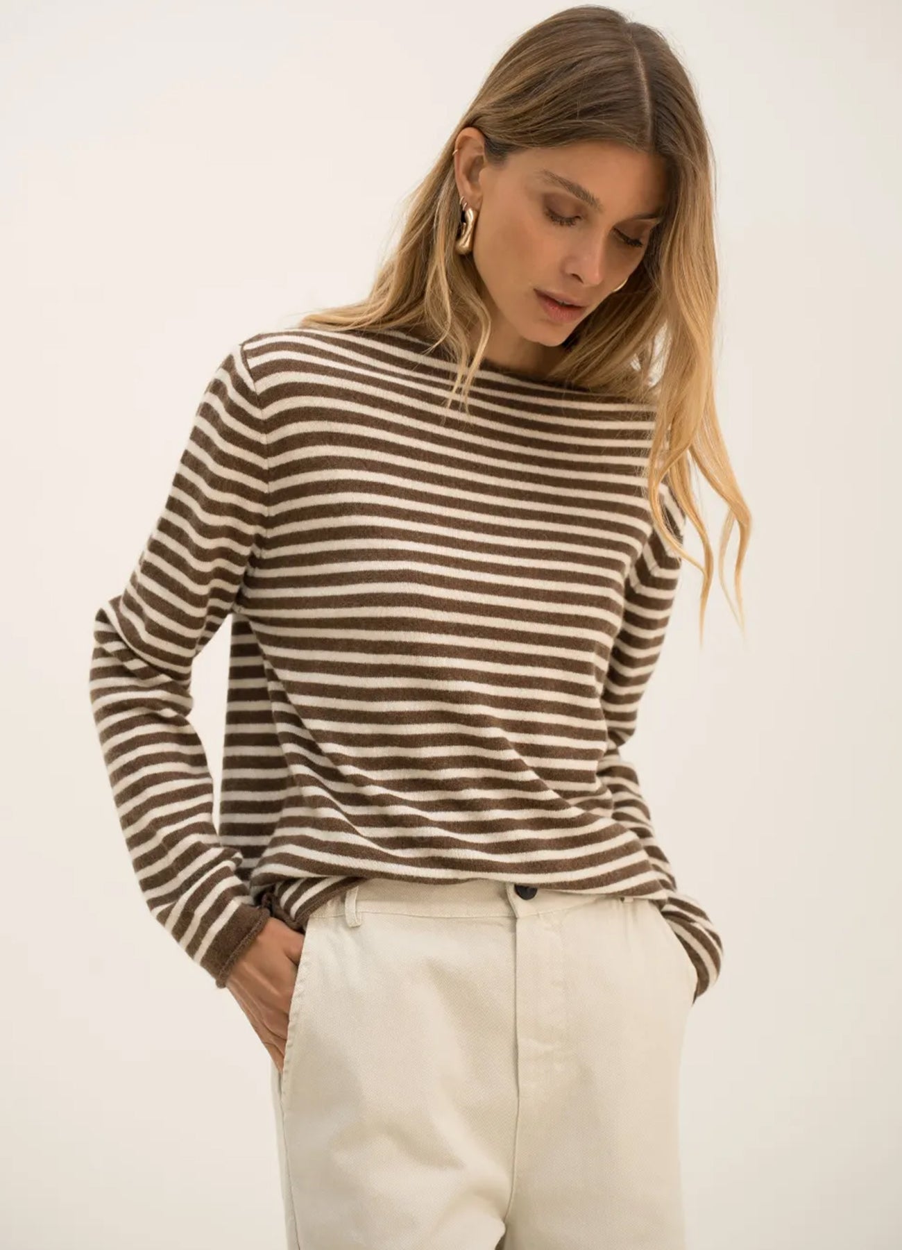 Cashmere : Choco/Blanc