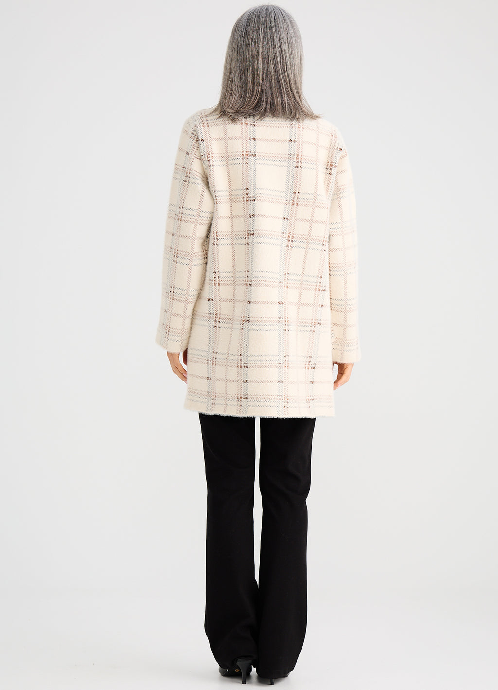 Marshall Knit Jacket : Beige Check