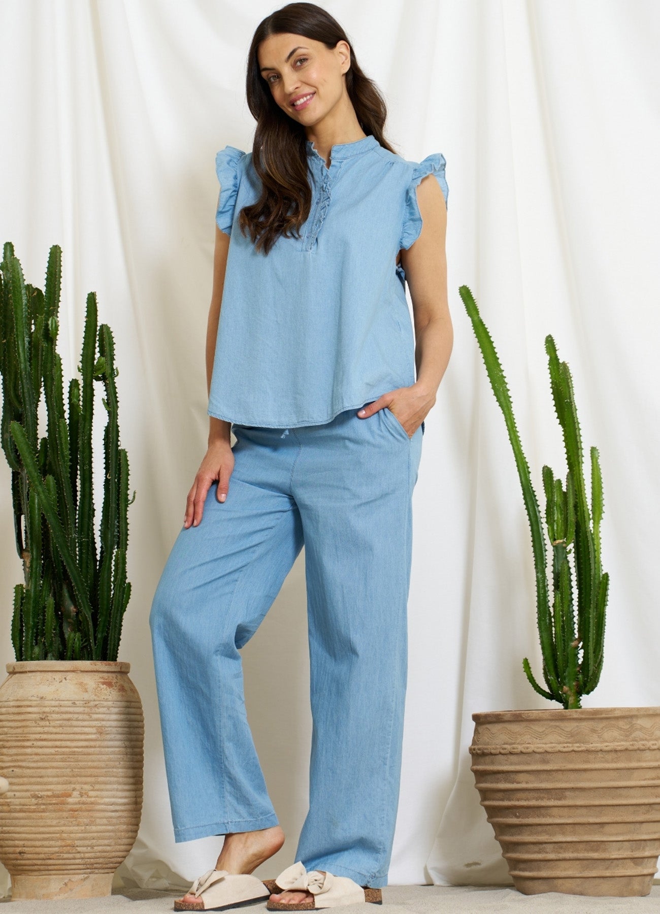 Flora Pants : Chiaro