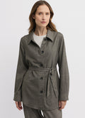 Aurora Shacket : Truffle Marle
