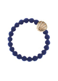 Hair Ties Seashell : Navy