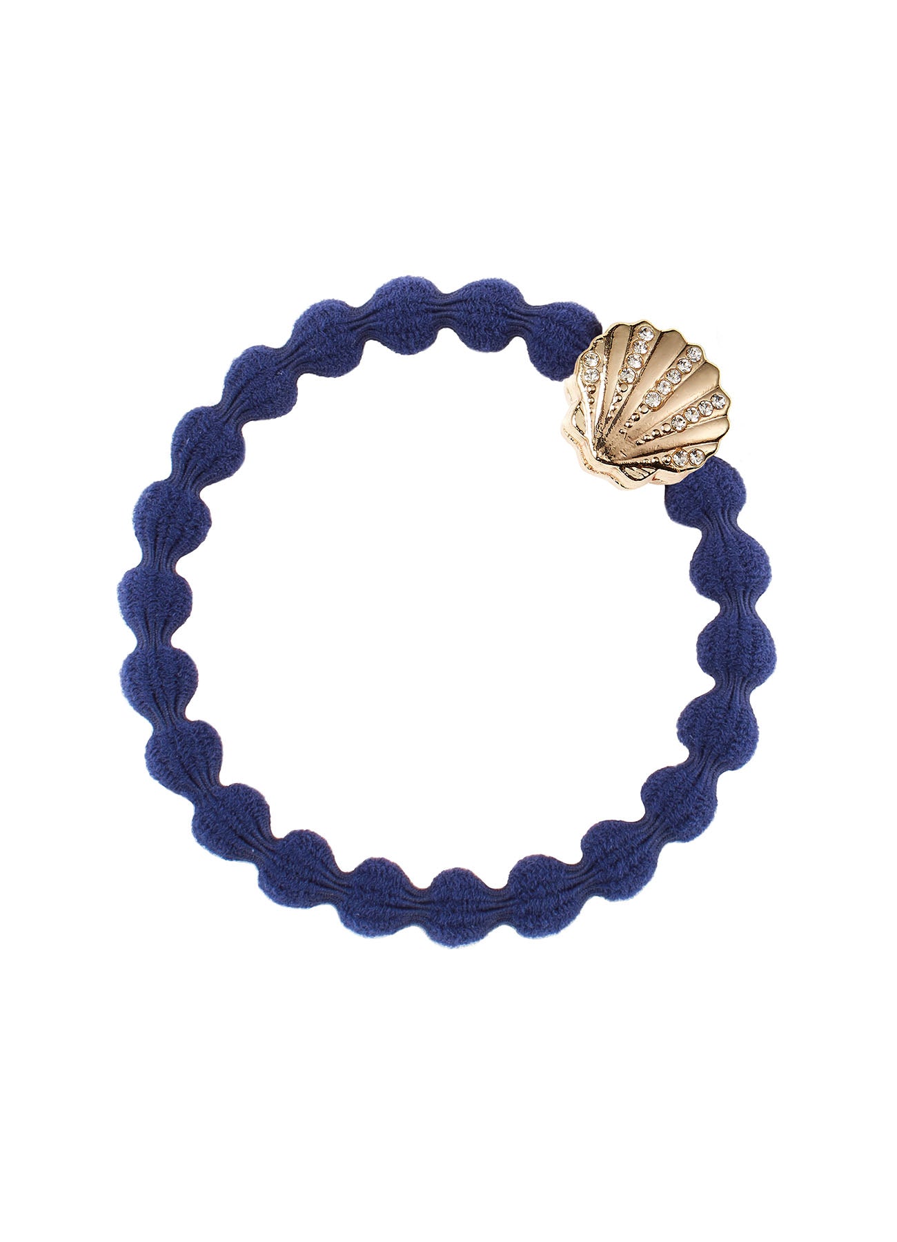 Hair Ties Seashell : Navy