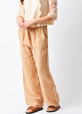 Lauren Drawstring Linen Palazzos : Acorn
