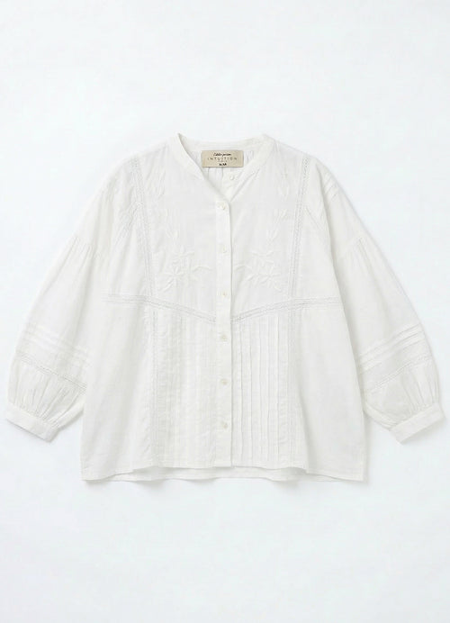 Blouse : Blanc