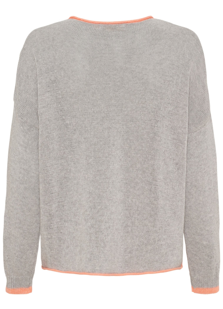 Margueritte Knit : Perla/Salmone